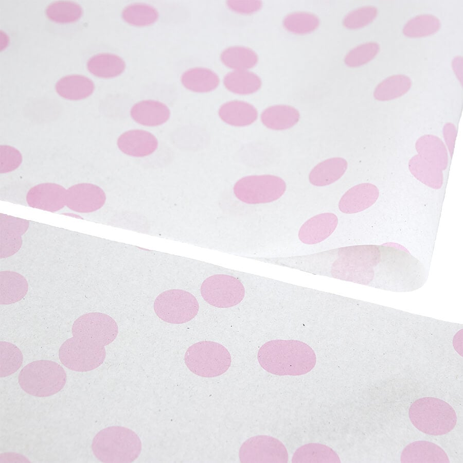 Vloeipapier 50x70cm Dots Roze