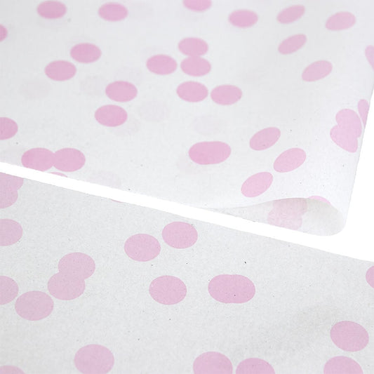 Vloeipapier 50x70cm Dots Roze