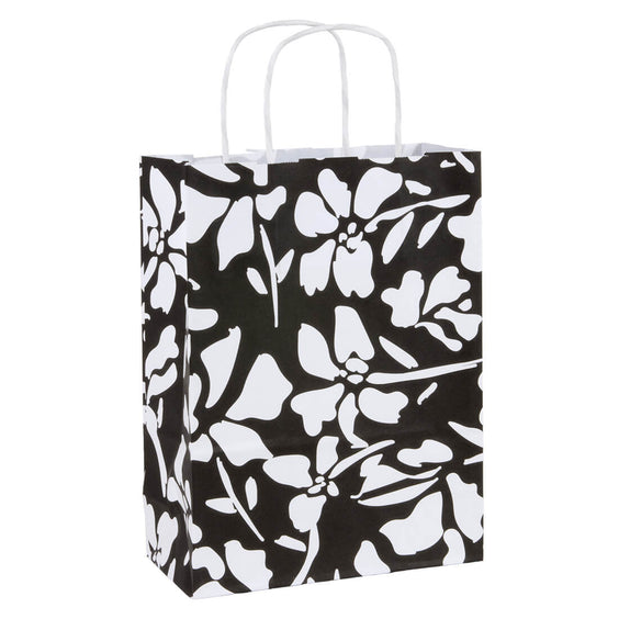 50x papieren tasjes Blooms A5