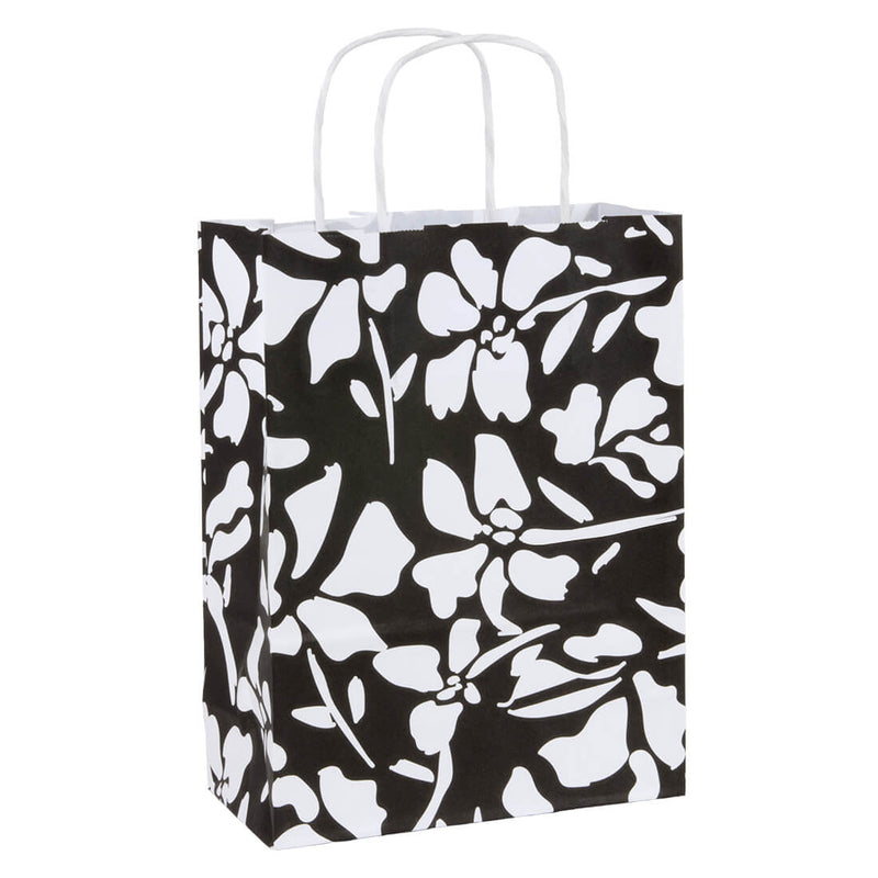50x papieren tasjes Blooms A5