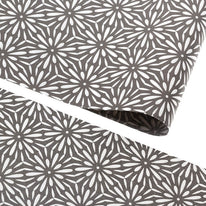 Vloeipapier 35x50cm Flower Power Zwart