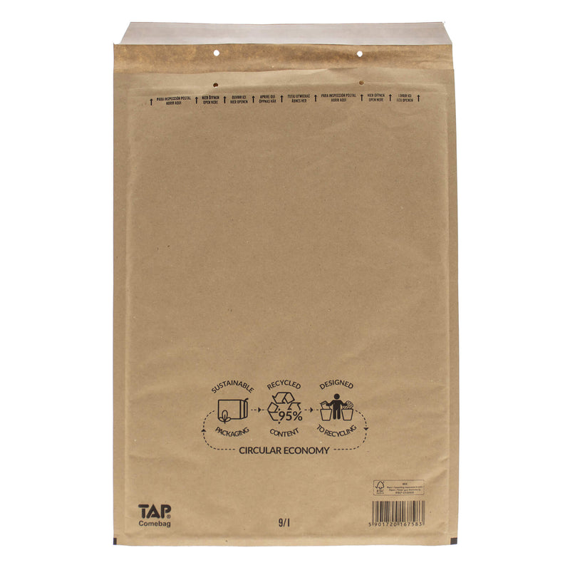 100x bubbel envelop I Bruin A3  binnenmaat 30x44,5cm