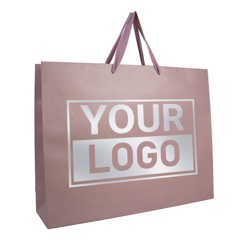 Cadeautasje bedrukken Dusty Rose Extra Groot