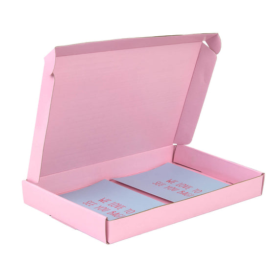50x Brievenbusdoos Pink Lavender A5