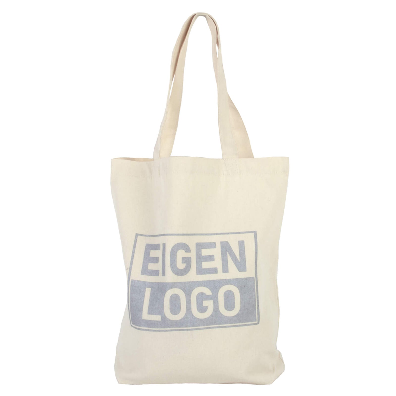 Katoenen tas bedrukken 38x42+10cm Ecru - Spoed