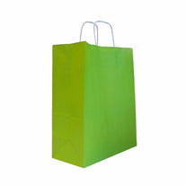 50x papieren tassen groen in diverse formaten