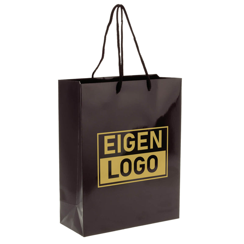 Cadeautasje bedrukken Zwart A4