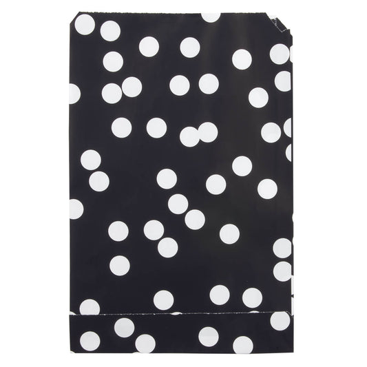 200x Papieren Zakjes Dots 17x25cm