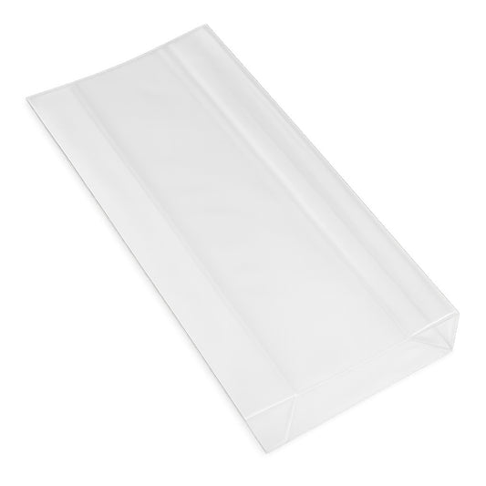 1000x plastic zakken LDPE 14/32+4cm 20my