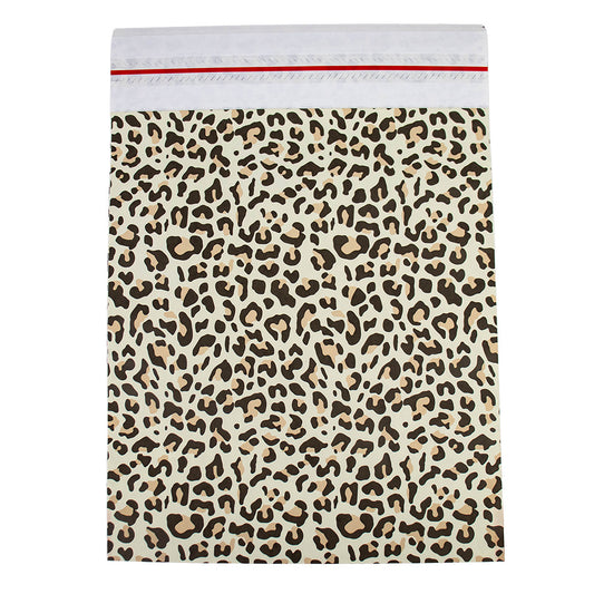 50x Papieren verzendzak Leopard S