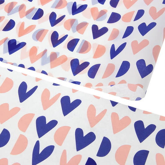 Vloeipapier 50x70cm Happy Hearts