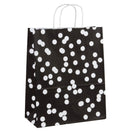 50x papieren tasjes Dots A4