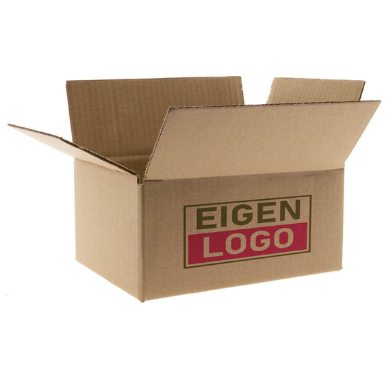 Dozen bedrukken Bruin 200x150x90mm