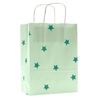 50x papieren tasjes Stars A5