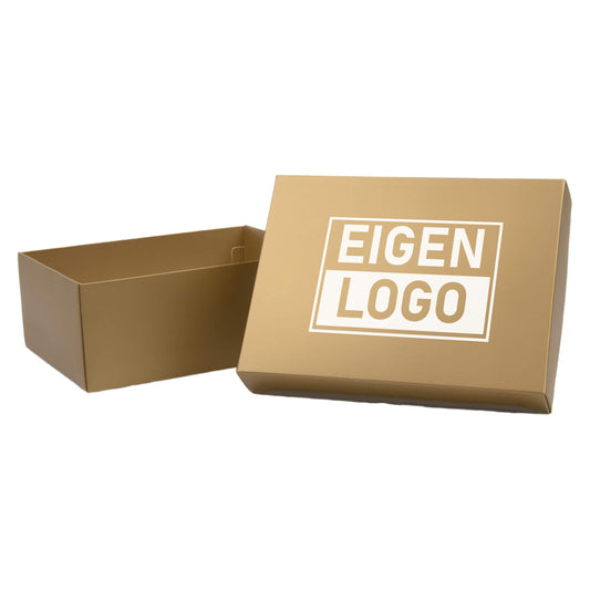 Geschenkdoos bedrukken Goud 200x150x80mm