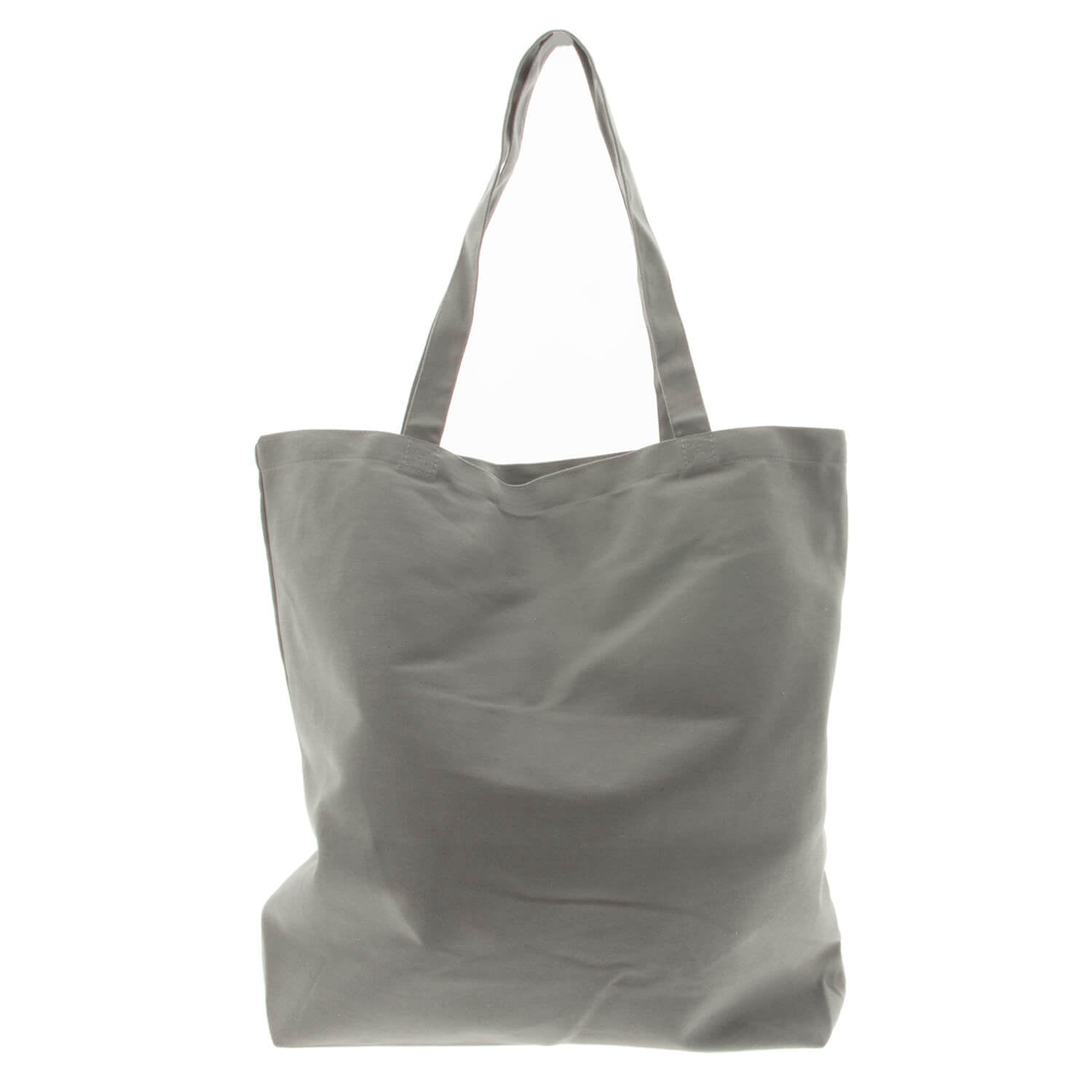 10x katoenen strandtas Grijs