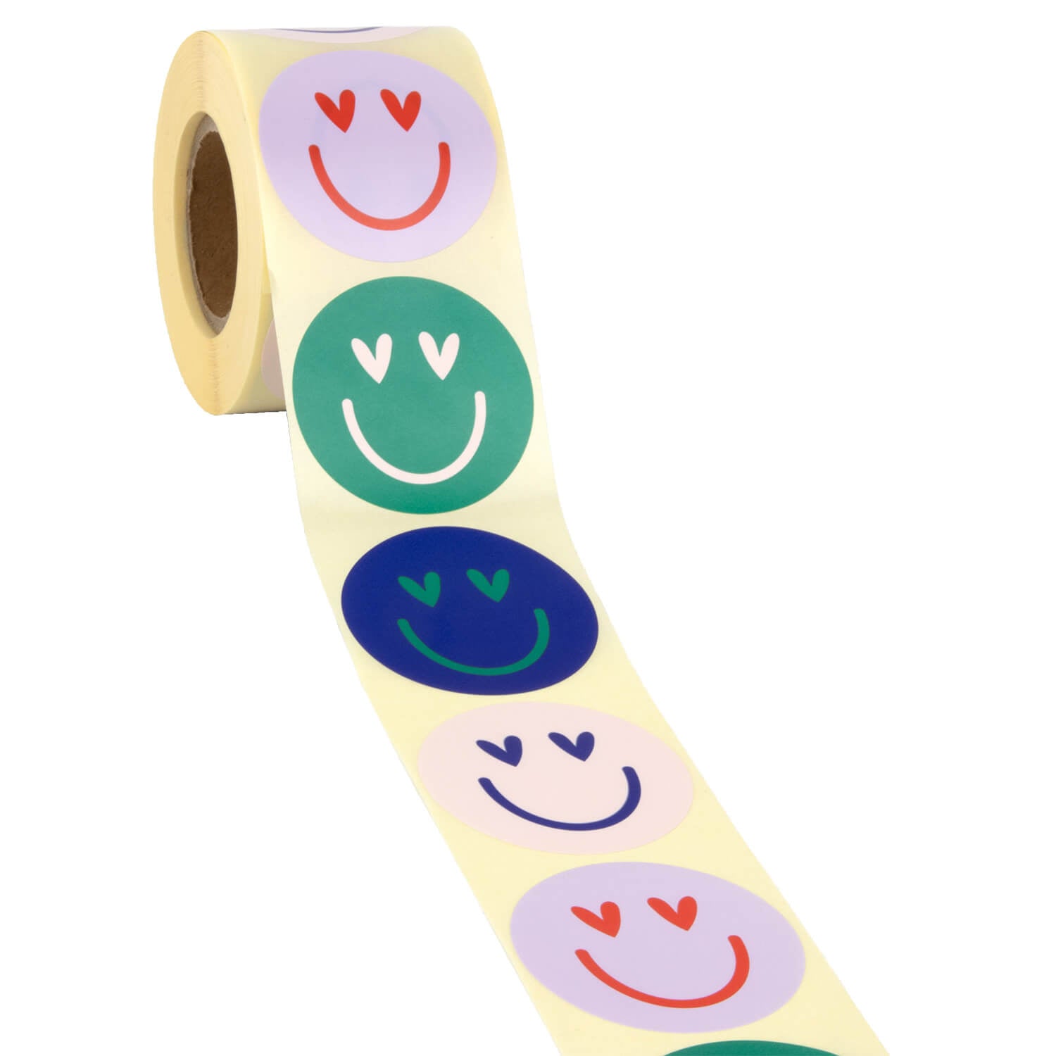 500x sticker 'Smiley' assorti 50mm