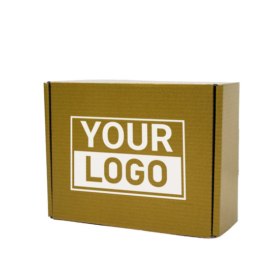 Postdozen bedrukken Goud 160x130x60mm
