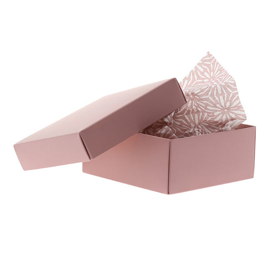 20x Geschenkdoos Mat Roze 125x125x55mm