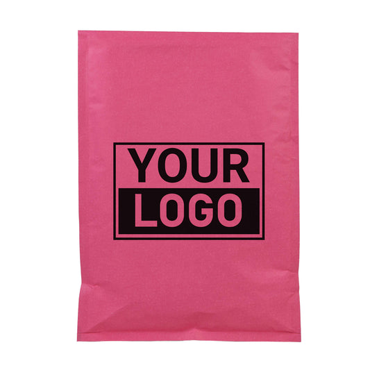 Roze bubbel envelop G bedrukken