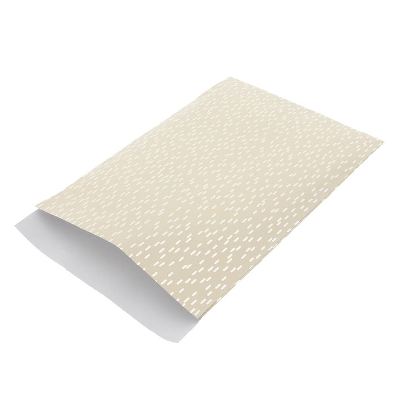 200 x Papieren Zakjes Zilveren streepjes 17x25cm