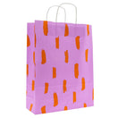 50x papieren tasjes Brushstrokes A3