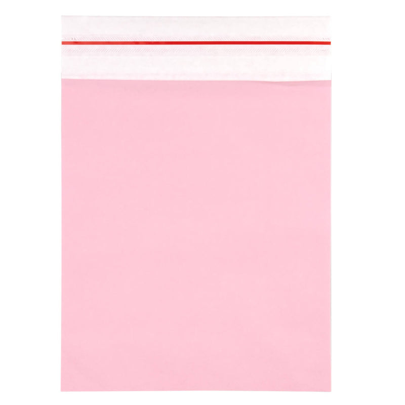 50x Papieren verzendzak Roze  Medium