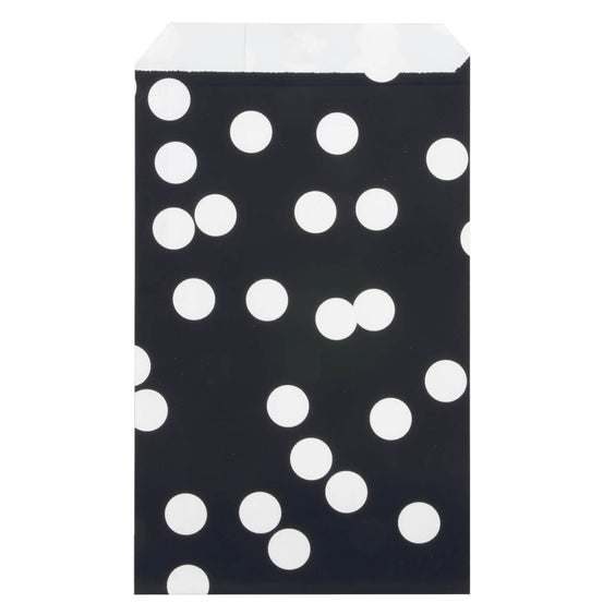 200x Papieren Zakjes Dots 12x19cm