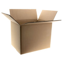 Kartonnen dozen bruin Dubbelgolf 450x350x260mm