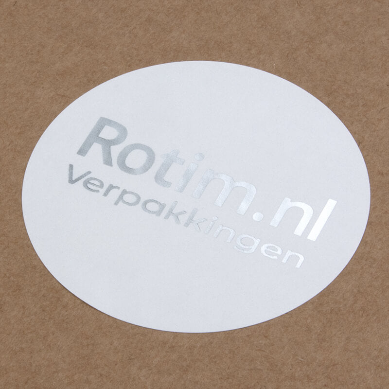 Stickers laten drukken - Rond - Metallic