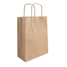 50x Papieren tassen 25x11x32cm met gedraaid handvat