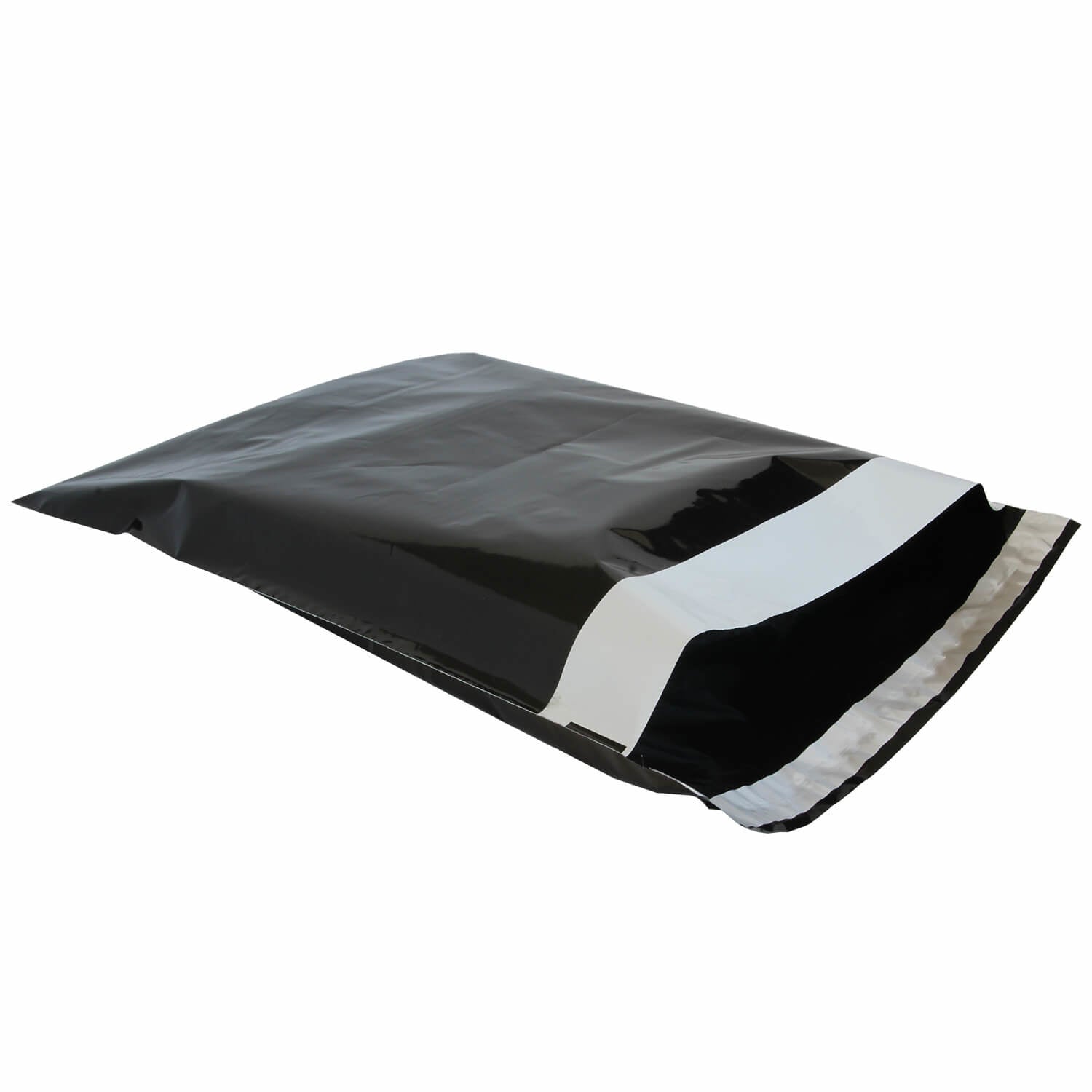 100x verzendzakken Zwart Small Staand
