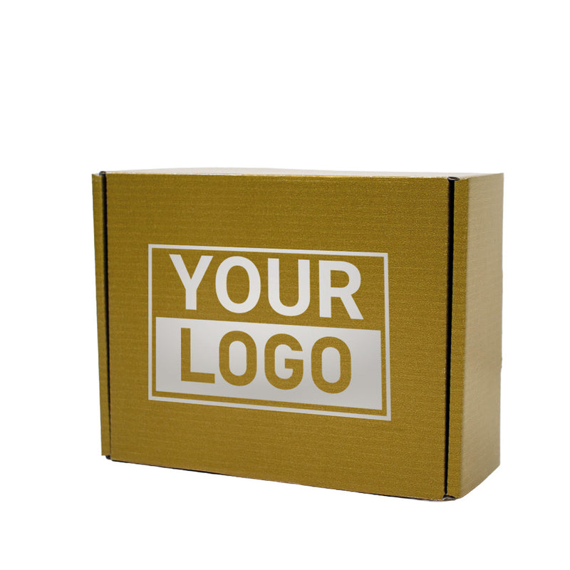 Postdozen bedrukken Goud 160x130x60mm