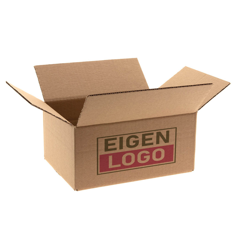 Dozen bedrukken Bruin 213x153x100mm