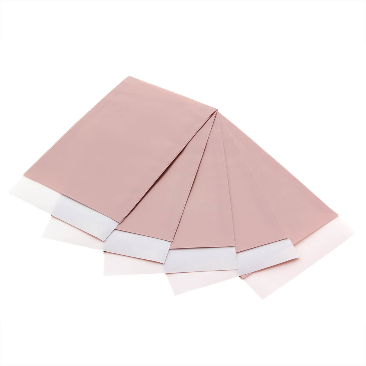 200 x Papieren Zakjes Rosé Goud  10x16cm