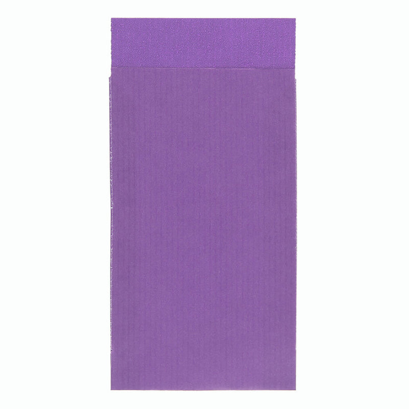 200 x Papieren Zakjes Paars  7x13cm