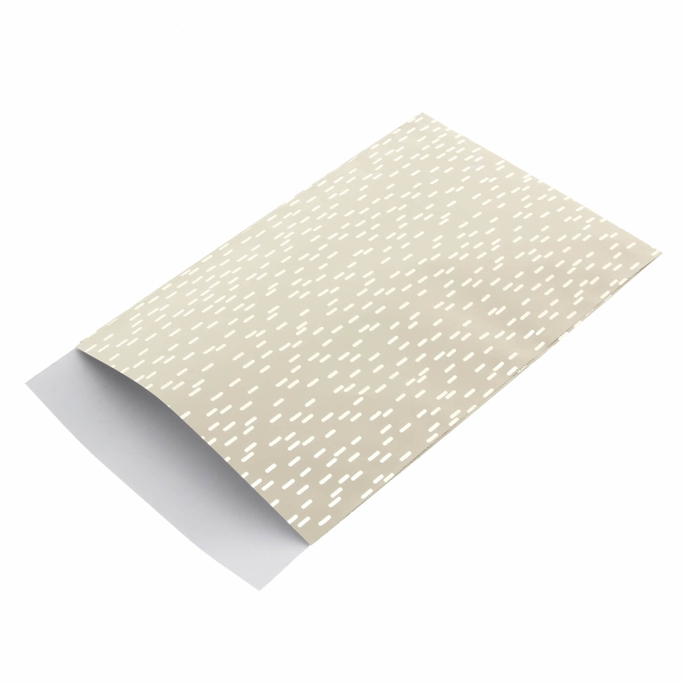200 x Papieren Zakjes Zilveren streepjes 12x19cm