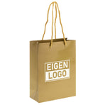 Cadeautasje bedrukken Goud A5