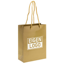 Cadeautasje bedrukken Goud A5