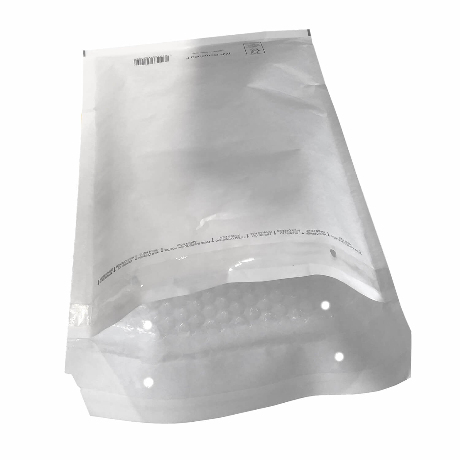 100x bubbel envelop E Wit binnenmaat 22x26,5cm