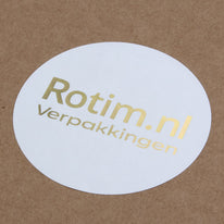Stickers laten drukken - Rond - Metallic