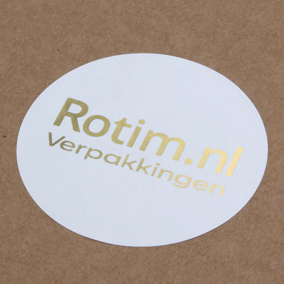 Stickers laten drukken - Rond - Metallic