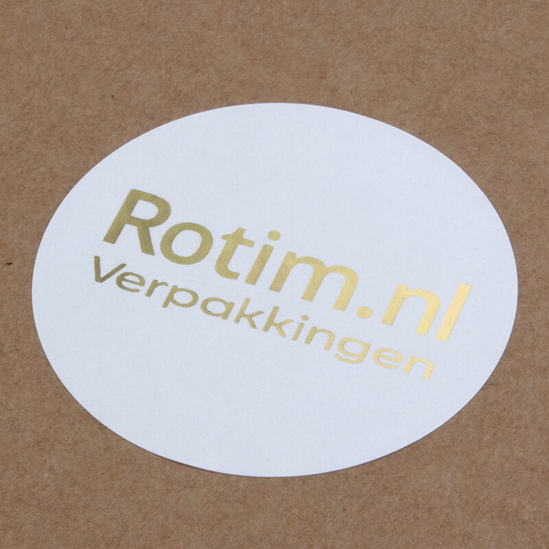 Stickers laten drukken - Rond - Metallic