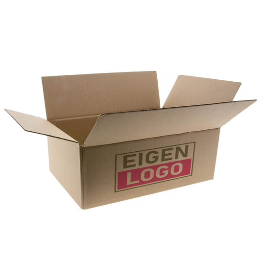 Dozen bedrukken Bruin 400x250x150mm