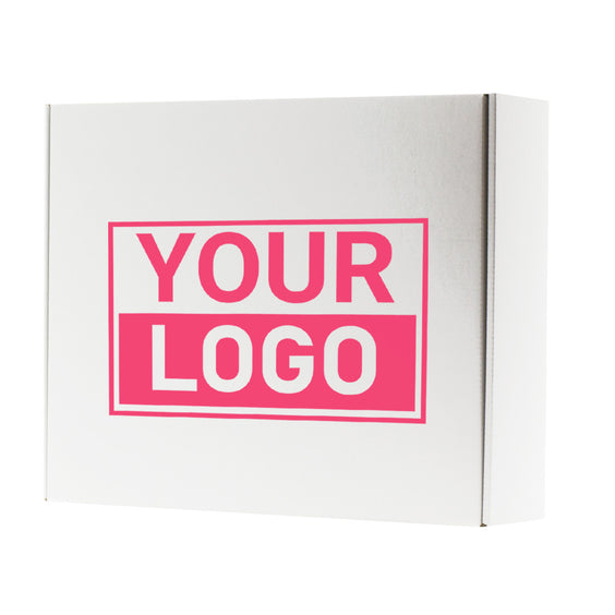 Postdozen bedrukken met NEON - Wit 350x280x80mm