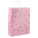 50x papieren tasjes Stars Gold A3