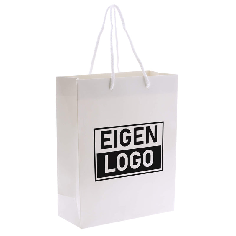 Cadeautasje bedrukken Wit A4