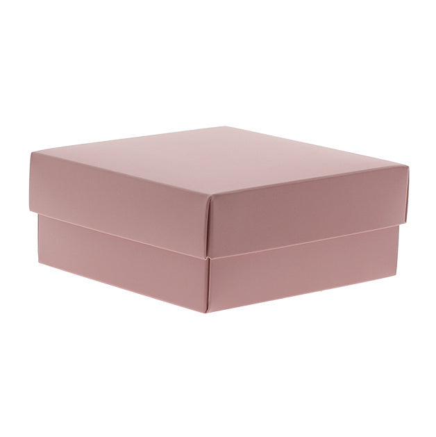 20x Geschenkdoos Mat Roze 125x125x55mm