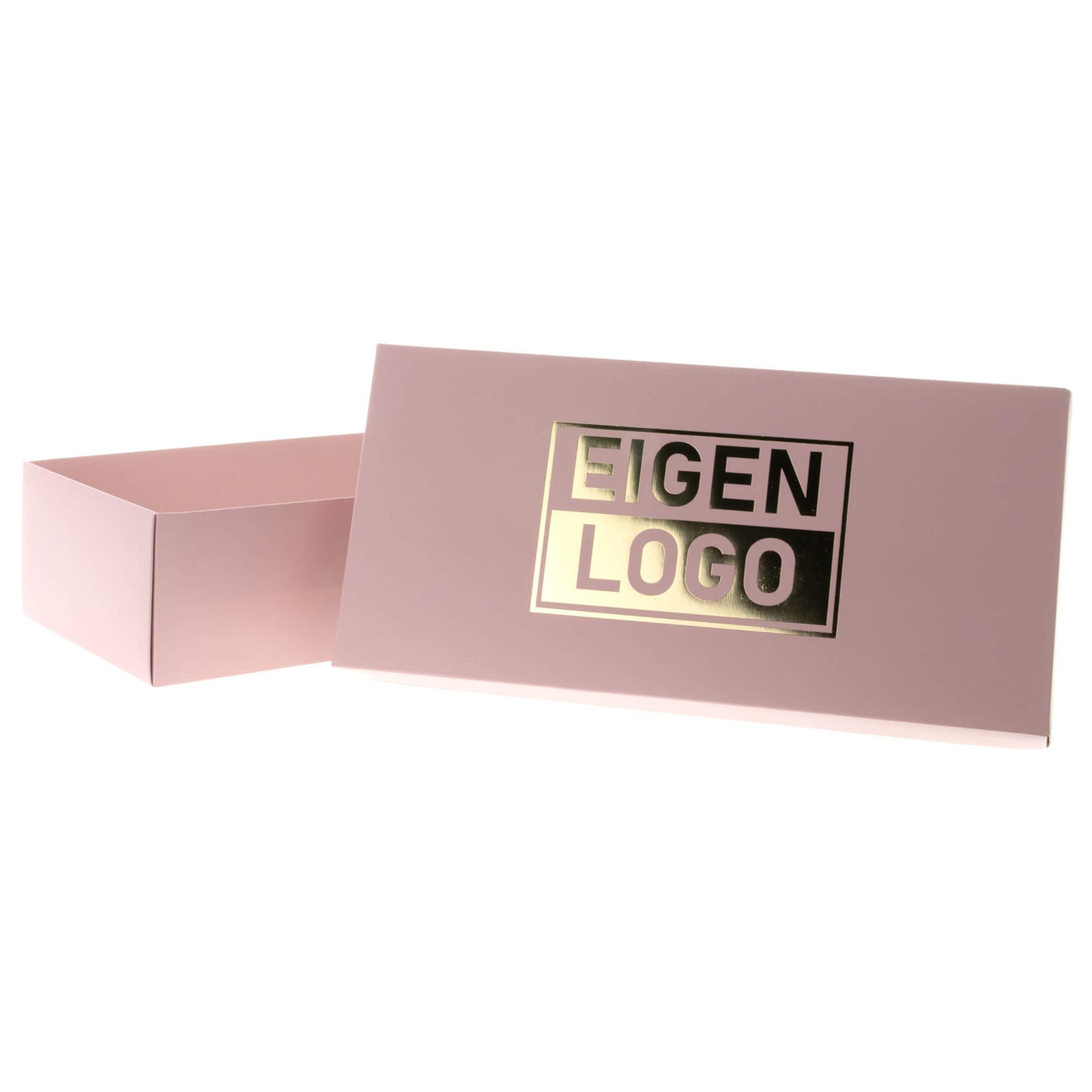 Geschenkdoos bedrukken Roze 355x168x94mm  - Metallic