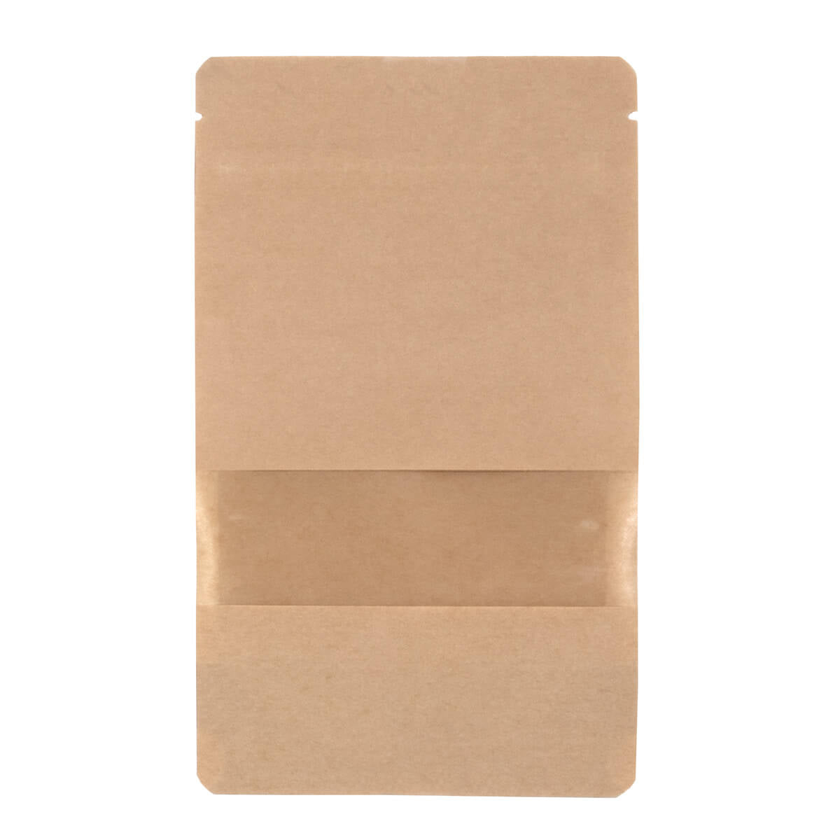 100x Stazakken met Venster Bruin 13x22,5cm